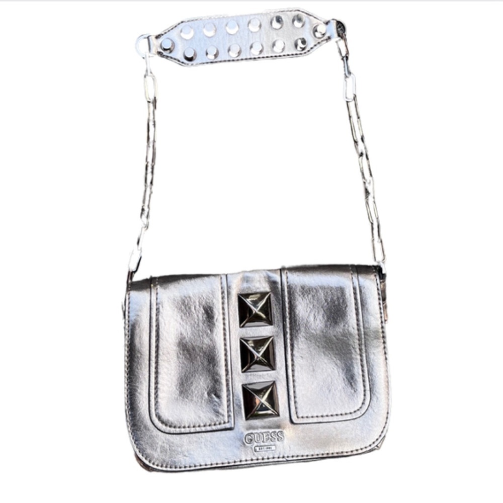 Metallic studded GUESS purse 👜